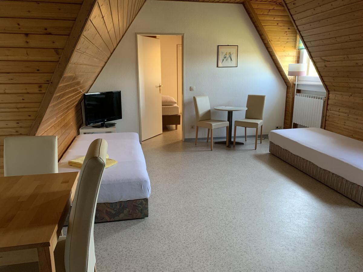 Gaestehaus An Der Rheinbruecke Altlussheim 外观 照片